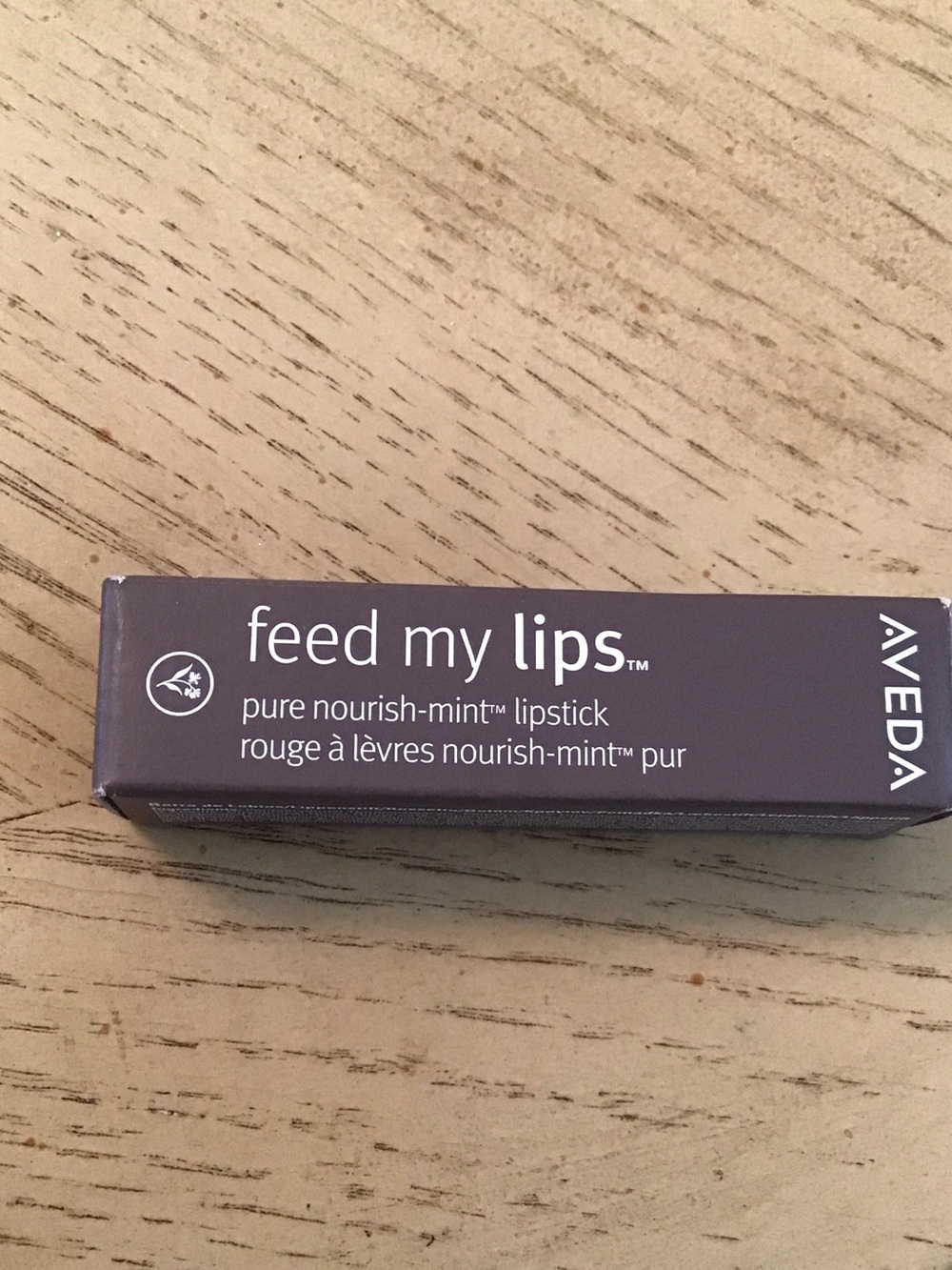 NIB Aveda Feed My Lips Pure Nourish mint lipstick 02 sweet pitaya